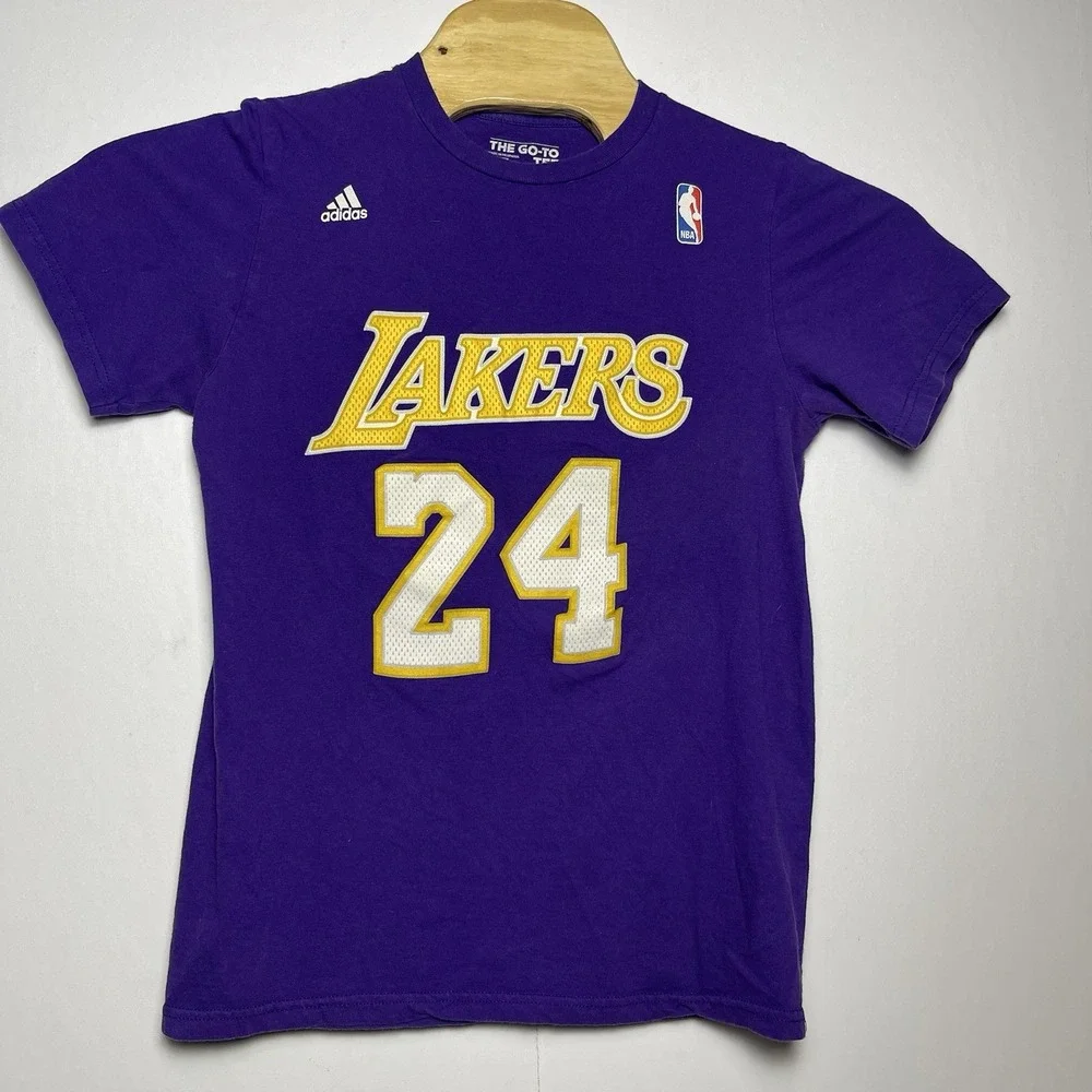 Kobe Bryant Los Angeles Lakers‎ Men's Small Adidas Purple Jersey Shirt NBA